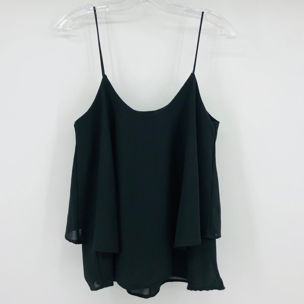 Paper Crane tiered camisole missing size&care tag